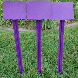 24"x5"x4" purple marker.